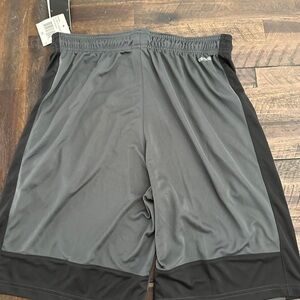 Adidas Men's Athletic Shorts in Gray and Black
